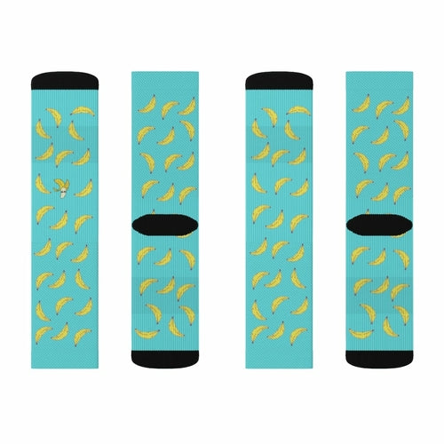 Banana Socks Spot the Odd Out One Fun Novelty Socks