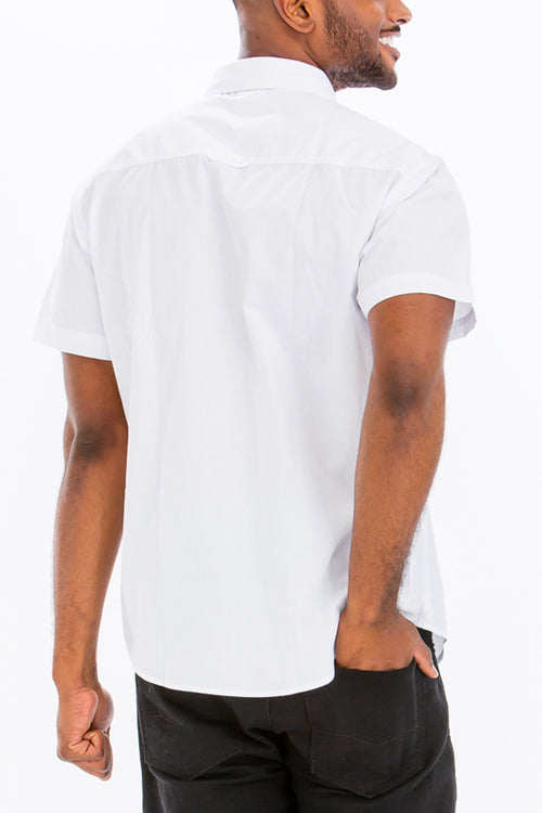 TWO POCKET BUTTON DOWN SHIRT M3555